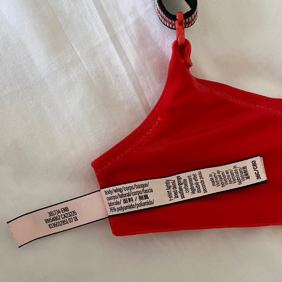 Victoria Secret T-Shirt Lightly Lined Demi Bra 36C - Picture 7 of 10